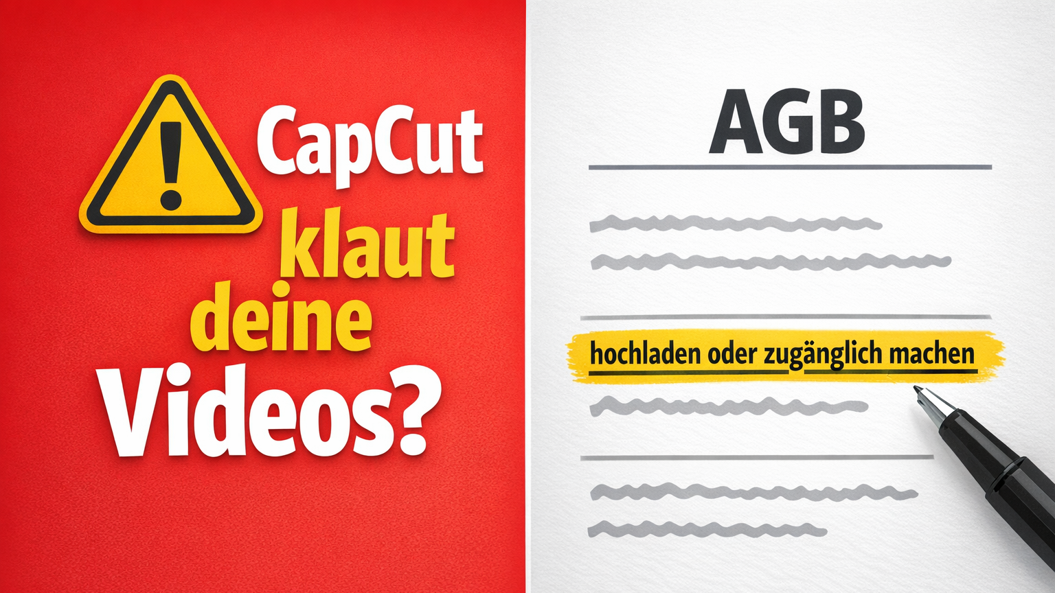CapCut-Nutzungsbedingungen: Behält die App wirklich Rechte an deinen Videos?
